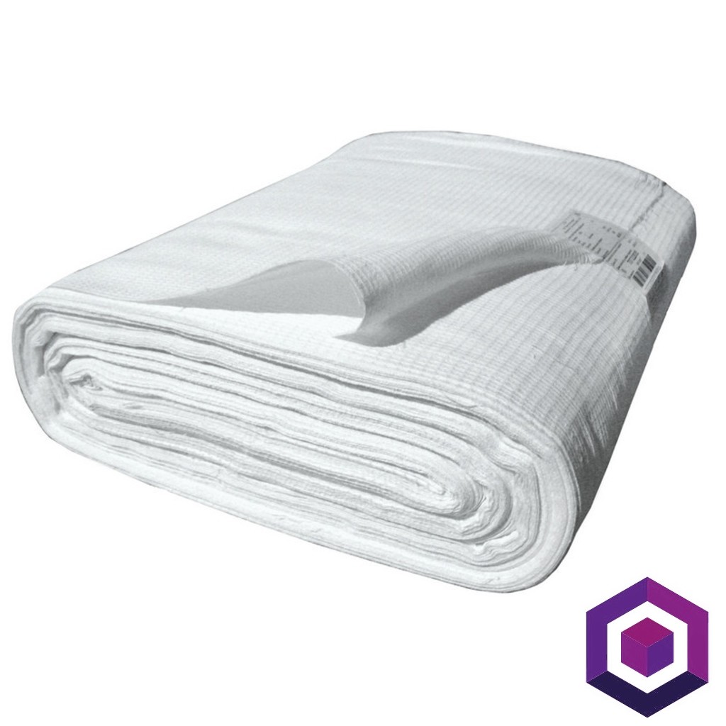 Вафельное полотно отбеленное 40см*50м.п./110гр.м2