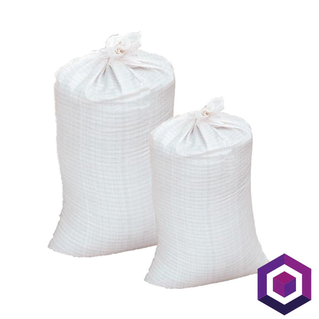 ПП мешок 45*75см белый (100шт. упак.)