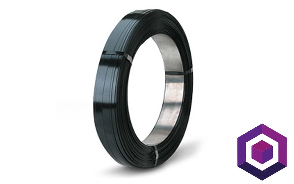 Лента стальная жесткая однорядная 20мм*0.6мм черная