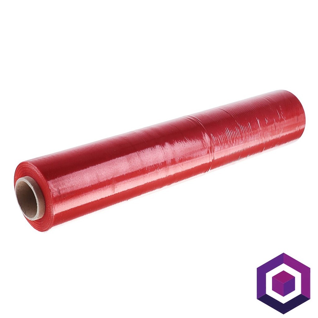 Стрейч-пленка красная 500мм/20мкм/1.5кг/300м.п.