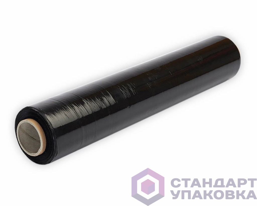 Стрейч-пленка черная 500мм/20мкм/0.7кг/150м.п.