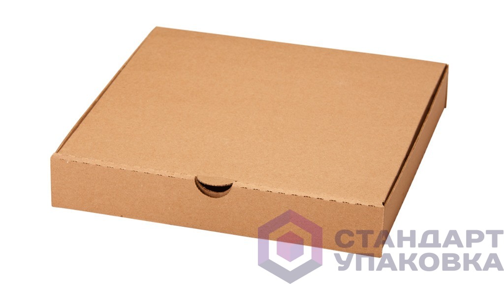 Гофрокороб для пиццы 250*250*40 бурый