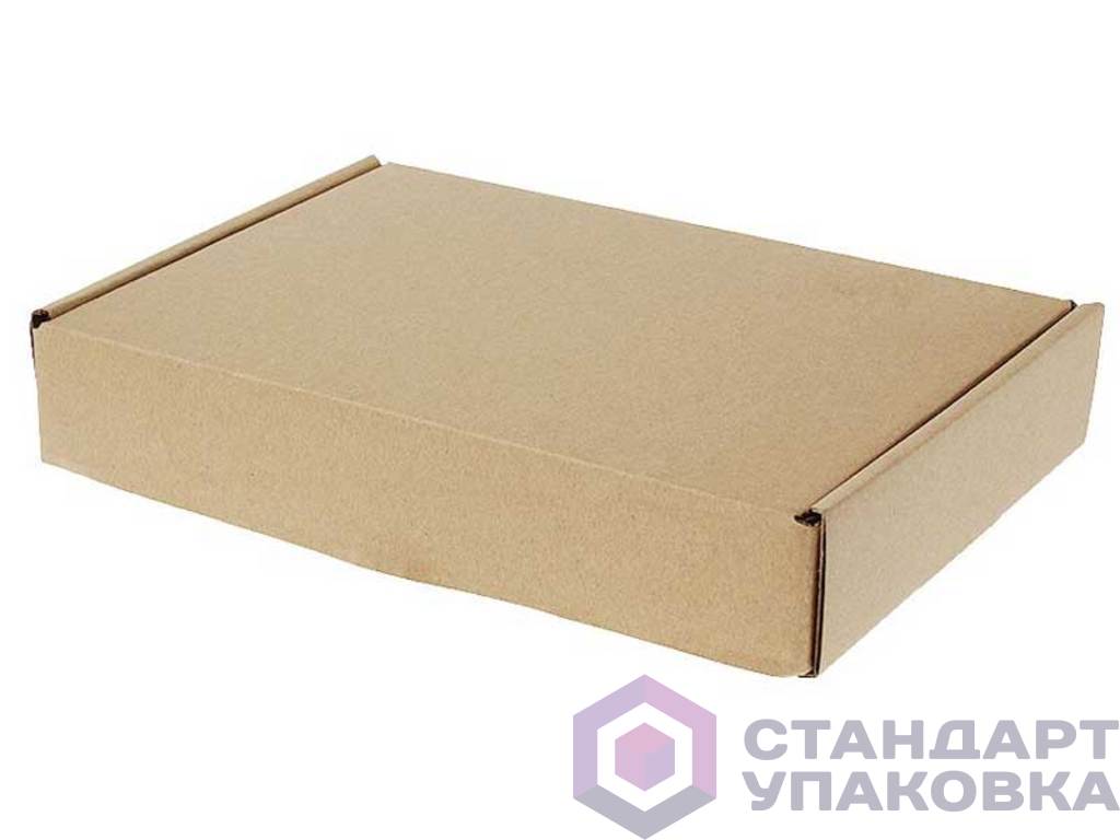 Гофрокороб для пирогов 300*250*40 бурый